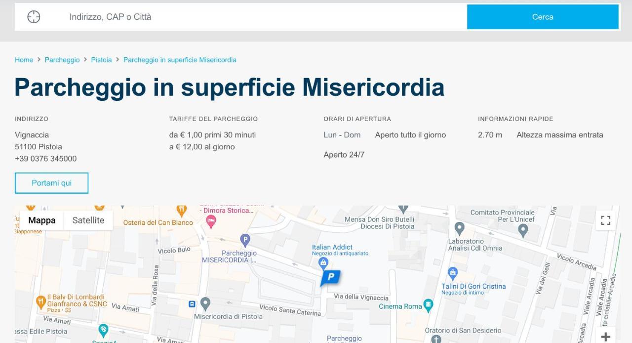 Appartamento Sulla Sala Pistoia Exteriör bild